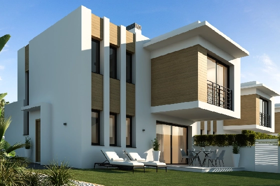Villa in Denia zu verkaufen, Wohnfläche 144 m², Zustand Erstbezug, Klimaanlage, Grundstück 220 m², 3 Schlafzimmer, 3 Badezimmer, ref.: GC-1518-1