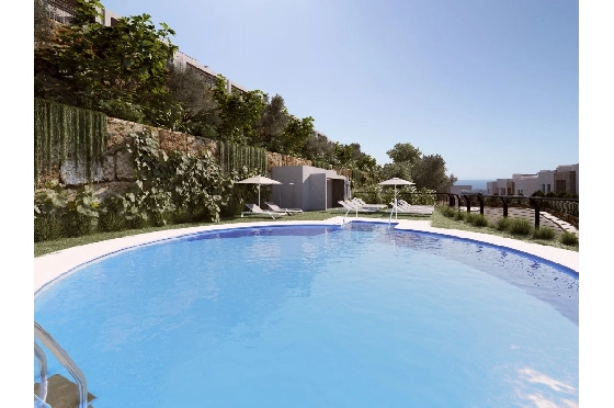 Stadthaus in Istan(Terreno Sau) zu verkaufen, Wohnfläche 191 m², Grundstück 290 m², 3 Schlafzimmer, 2 Badezimmer, Pool, ref.: TW-ALMAZARA-VIEWS-1