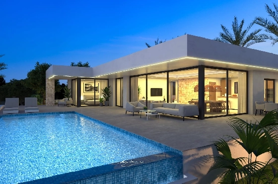 Villa in Denia zu verkaufen, Wohnfläche 259 m², Klimaanlage, Grundstück 1118 m², 4 Schlafzimmer, 4 Badezimmer, Pool, ref.: UM-UV-MANDARINA-II-10
