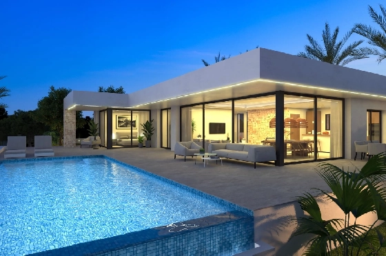 Villa in Denia zu verkaufen, Wohnfläche 259 m², Klimaanlage, Grundstück 1118 m², 4 Schlafzimmer, 4 Badezimmer, Pool, ref.: UM-UV-MANDARINA-II-15