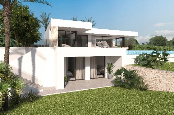 Villa in Denia zu verkaufen, Wohnfläche 259 m², Klimaanlage, Grundstück 1118 m², 4 Schlafzimmer, 4 Badezimmer, Pool, ref.: UM-UV-MANDARINA-II-2