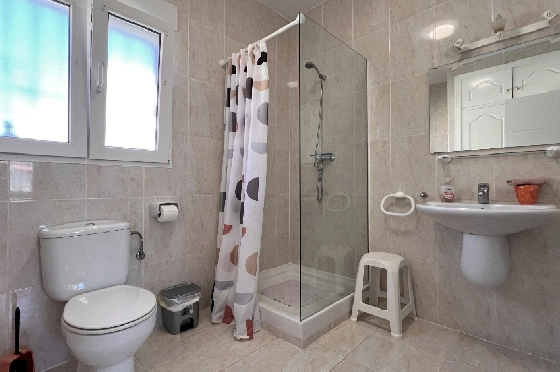 Villa in Els Poblets zur Ferienvermietung, Wohnfläche 125 m², Baujahr 2003, + KLIMA, Klimaanlage, Grundstück 400 m², 2 Schlafzimmer, 2 Badezimmer, Pool, ref.: T-1123-20