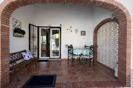 Villa in Els Poblets zur Ferienvermietung, Wohnfläche 125 m², Baujahr 2003, + KLIMA, Klimaanlage, Grundstück 400 m², 2 Schlafzimmer, 2 Badezimmer, Pool, ref.: T-1123-23