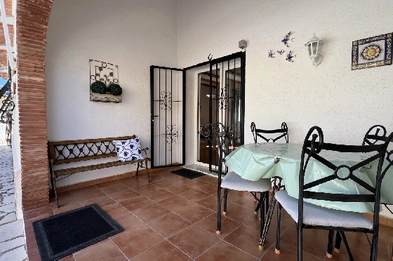 Villa in Els Poblets zur Ferienvermietung, Wohnfläche 125 m², Baujahr 2003, + KLIMA, Klimaanlage, Grundstück 400 m², 2 Schlafzimmer, 2 Badezimmer, Pool, ref.: T-1123-24