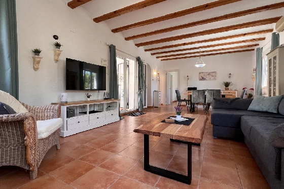 Villa in Els Poblets zur Ferienvermietung, Wohnfläche 125 m², Baujahr 2003, + KLIMA, Klimaanlage, Grundstück 400 m², 2 Schlafzimmer, 2 Badezimmer, Pool, ref.: T-1123-8
