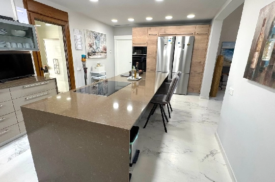 Villa in Javea(Ermita) zu verkaufen, Wohnfläche 400 m², Baujahr 2018, Zustand neuwertig, + Fussbodenheizung, Klimaanlage, Grundstück 1596 m², 3 Schlafzimmer, 2 Badezimmer, Pool, ref.: AS-0624-21