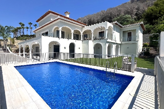 Villa in Javea(Ermita) zu verkaufen, Wohnfläche 400 m², Baujahr 2018, Zustand neuwertig, + Fussbodenheizung, Klimaanlage, Grundstück 1596 m², 3 Schlafzimmer, 2 Badezimmer, Pool, ref.: AS-0624-3