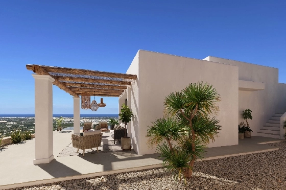 Villa in Pedreguer zu verkaufen, Wohnfläche 159 m², Klimaanlage, Grundstück 1272 m², 3 Schlafzimmer, 2 Badezimmer, Pool, ref.: UM-UV-JUCAR-3