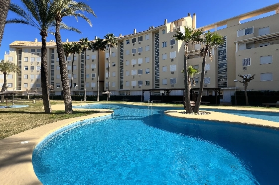 Apartment in Xabia(El Arenal) zur Ferienvermietung, Wohnfläche 92 m², Baujahr 2001, + KLIMA, Klimaanlage, Grundstück 101 m², 2 Schlafzimmer, 2 Badezimmer, Pool, ref.: T-0524-2