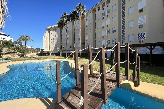 Apartment in Xabia(El Arenal) zur Ferienvermietung, Wohnfläche 92 m², Baujahr 2001, + KLIMA, Klimaanlage, Grundstück 101 m², 2 Schlafzimmer, 2 Badezimmer, Pool, ref.: T-0524-5