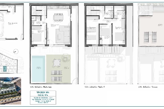 Villa in Águilas zu verkaufen, Wohnfläche 210 m², Zustand Erstbezug, 4 Schlafzimmer, 3 Badezimmer, Pool, ref.: HA-AGN-140-E01-8