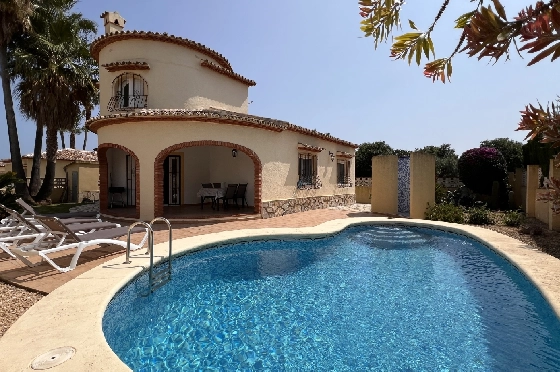 Villa in Els Poblets zu verkaufen, Wohnfläche 125 m², Baujahr 2004, Zustand gepflegt, + KLIMA, Klimaanlage, Grundstück 400 m², 3 Schlafzimmer, 3 Badezimmer, Pool, ref.: RG-0525-1