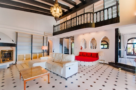 Villa in Moraira zu verkaufen, Wohnfläche 300 m², Baujahr 1984, Klimaanlage, Grundstück 1615 m², 3 Schlafzimmer, 2 Badezimmer, Pool, ref.: AM-12279DA-24