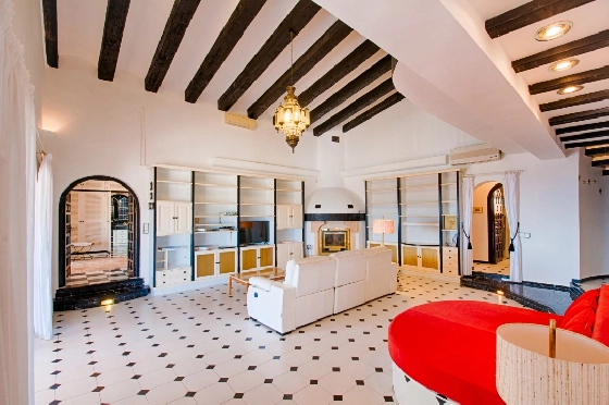 Villa in Moraira zu verkaufen, Wohnfläche 300 m², Baujahr 1984, Klimaanlage, Grundstück 1615 m², 3 Schlafzimmer, 2 Badezimmer, Pool, ref.: AM-12279DA-27