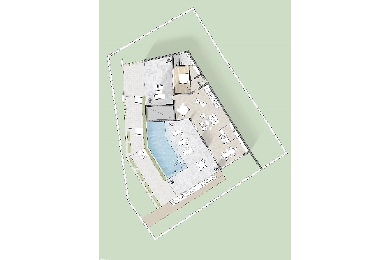 Villa in Benitachell zu verkaufen, Wohnfläche 451 m², Baujahr 2024, Klimaanlage, Grundstück 800 m², 4 Schlafzimmer, 4 Badezimmer, Pool, ref.: AM-12286DA-4