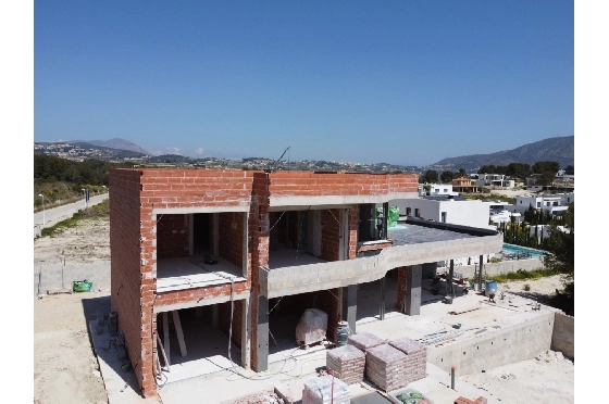 Villa in Moraira zu verkaufen, Wohnfläche 195 m², Baujahr 2025, Klimaanlage, Grundstück 811 m², 4 Schlafzimmer, 4 Badezimmer, Pool, ref.: AM-12327DA-5
