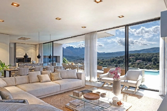 Villa in Calpe zu verkaufen, Wohnfläche 190 m², Baujahr 2025, Klimaanlage, Grundstück 1000 m², 3 Schlafzimmer, 3 Badezimmer, Pool, ref.: AM-12431DA-4