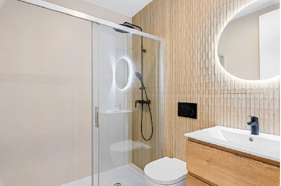 Etagen Apartment in Benijofar zu verkaufen, Wohnfläche 118 m², Zustand Erstbezug, 3 Schlafzimmer, 2 Badezimmer, Pool, ref.: HA-BNN-332-A02-17