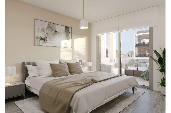 Etagen Apartment in Colonia de Sant Jordi zu verkaufen, Wohnfläche 118 m², Zustand Erstbezug, + fussboden, Klimaanlage, 2 Schlafzimmer, 2 Badezimmer, Pool, ref.: HA-MLN-163-A01-6