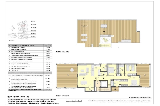 Penthouse Apartment in Colonia de Sant Jordi zu verkaufen, Wohnfläche 379 m², Zustand Erstbezug, + fussboden, Klimaanlage, 3 Schlafzimmer, 2 Badezimmer, Pool, ref.: HA-MLN-163-A03-12