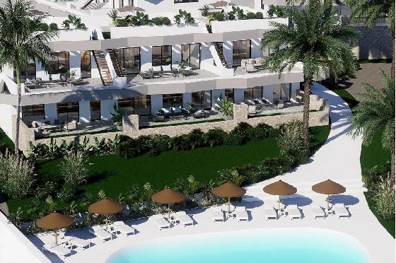 Erdgeschoss Apartment in Finestrat zu verkaufen, Wohnfläche 176 m², Zustand Erstbezug, 3 Schlafzimmer, 2 Badezimmer, Pool, ref.: HA-FIN-317-A03-11