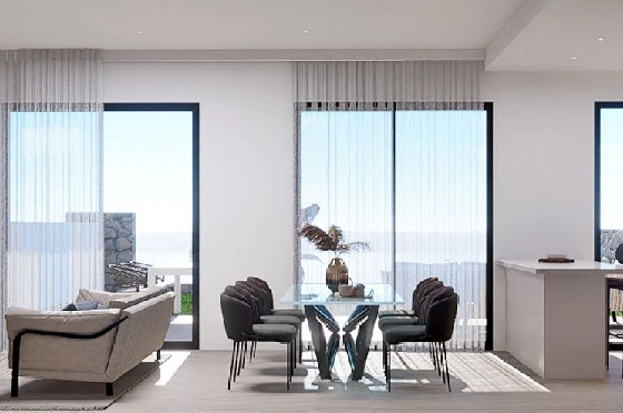 Erdgeschoss Apartment in Finestrat zu verkaufen, Wohnfläche 176 m², Zustand Erstbezug, 3 Schlafzimmer, 2 Badezimmer, Pool, ref.: HA-FIN-317-A03-14