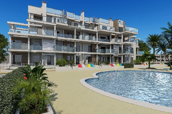 Penthouse Apartment in Denia zu verkaufen, Wohnfläche 191 m², Zustand Erstbezug, 3 Schlafzimmer, 2 Badezimmer, Pool, ref.: HA-DEN-141-A03-1