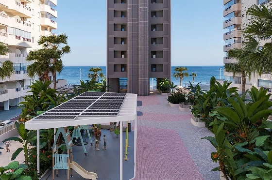 Etagen Apartment in Calpe zu verkaufen, Wohnfläche 65 m², Zustand Erstbezug, Klimaanlage, 1 Schlafzimmer, 1 Badezimmer, Pool, ref.: HA-CAN-150-A01-7