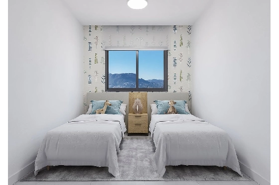 Etagen Apartment in Calpe zu verkaufen, Wohnfläche 109 m², Zustand Erstbezug, Klimaanlage, 2 Schlafzimmer, 2 Badezimmer, Pool, ref.: HA-CAN-150-A02-7