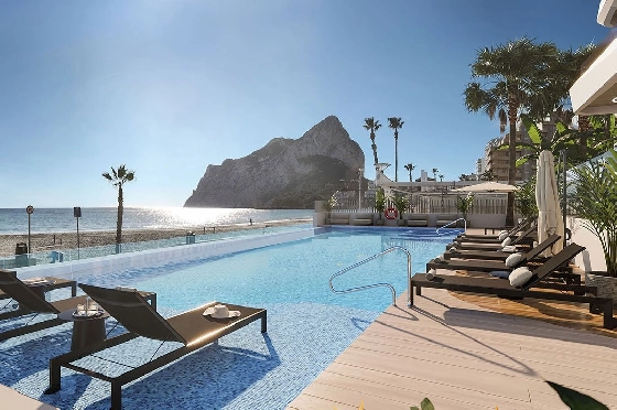 Etagen Apartment in Calpe zu verkaufen, Wohnfläche 125 m², Zustand Erstbezug, Klimaanlage, 3 Schlafzimmer, 2 Badezimmer, Pool, ref.: HA-CAN-150-A03-1