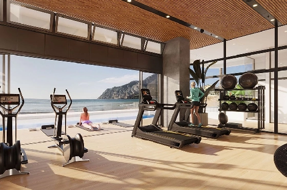 Etagen Apartment in Calpe zu verkaufen, Wohnfläche 125 m², Zustand Erstbezug, Klimaanlage, 3 Schlafzimmer, 2 Badezimmer, Pool, ref.: HA-CAN-150-A03-3