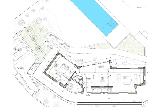 Villa in Javea zu verkaufen, Wohnfläche 350 m², Baujahr 2025, Klimaanlage, Grundstück 1000 m², 3 Schlafzimmer, 2 Badezimmer, Pool, ref.: AM-12492DA-13