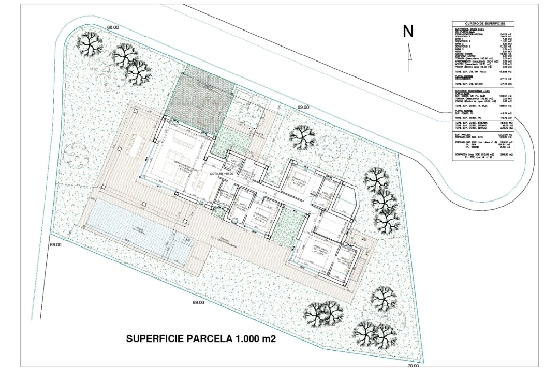 Villa in Javea zu verkaufen, Wohnfläche 200 m², Baujahr 2025, Klimaanlage, Grundstück 1000 m², 4 Schlafzimmer, 3 Badezimmer, Pool, ref.: AM-12500DR-8