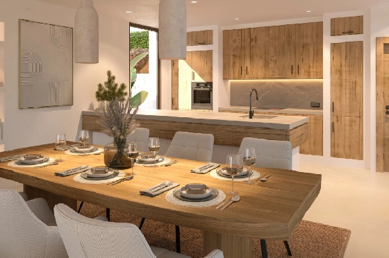 Villa in Javea zu verkaufen, Wohnfläche 200 m², Baujahr 2025, Klimaanlage, Grundstück 1000 m², 3 Schlafzimmer, 4 Badezimmer, Pool, ref.: AM-12502DR-5