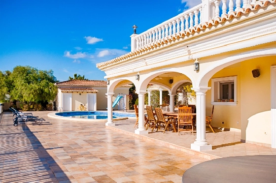 Villa in Moraira zu verkaufen, Wohnfläche 466 m², Baujahr 2005, Klimaanlage, Grundstück 2040 m², 5 Schlafzimmer, 5 Badezimmer, Pool, ref.: AM-12515DR-24