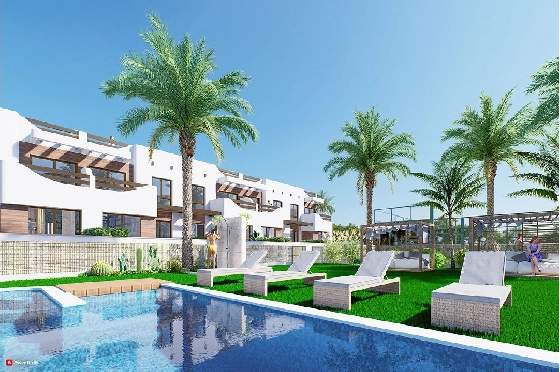Penthouse Apartment in Torre de la Horadada zu verkaufen, Wohnfläche 94 m², Zustand Erstbezug, 2 Schlafzimmer, 2 Badezimmer, Pool, ref.: HA-THN-450-A02-2