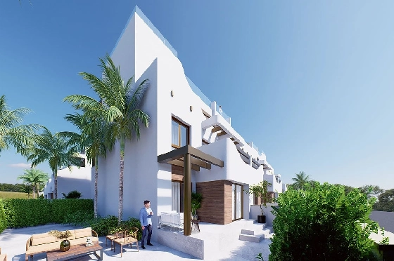 Penthouse Apartment in Torre de la Horadada zu verkaufen, Wohnfläche 94 m², Zustand Erstbezug, 2 Schlafzimmer, 2 Badezimmer, Pool, ref.: HA-THN-450-A02-9