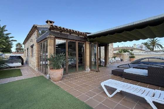 Finca in Els Poblets(Xironets) zu verkaufen, Wohnfläche 220 m², Baujahr 2008, + Zentralheizung, Klimaanlage, Grundstück 540 m², 3 Schlafzimmer, 2 Badezimmer, Pool, ref.: GC-0125-4