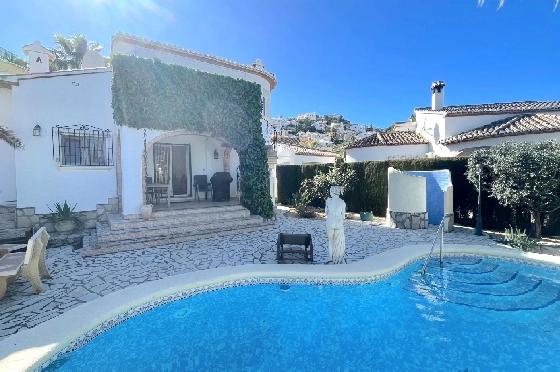 Villa in Pedreguer(Monte Solana) zu verkaufen, Wohnfläche 87 m², Baujahr 1999, Zustand gepflegt, + Ofen, Klimaanlage, Grundstück 426 m², 3 Schlafzimmer, 3 Badezimmer, Pool, ref.: AS-2425-21