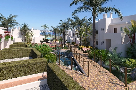 Erdgeschoss Apartment in San Juan de los Terreros zu verkaufen, Wohnfläche 136 m², Zustand Erstbezug, Klimaanlage, 3 Schlafzimmer, 2 Badezimmer, Pool, ref.: HA-STN-145-A03-3
