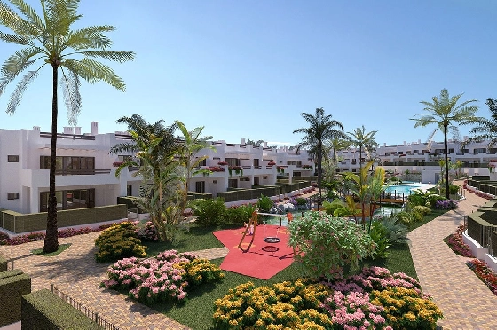 Erdgeschoss Apartment in San Juan de los Terreros zu verkaufen, Wohnfläche 136 m², Zustand Erstbezug, Klimaanlage, 3 Schlafzimmer, 2 Badezimmer, Pool, ref.: HA-STN-145-A03-5