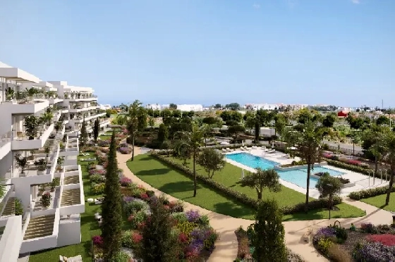 Apartment in El Vergel zu verkaufen, Wohnfläche 68 m², + KLIMA, Klimaanlage, Grundstück 14 m², 2 Schlafzimmer, 2 Badezimmer, Pool, ref.: AH-EV-VI-1-01-01-C-2