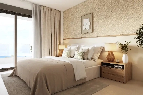 Apartment in El Vergel zu verkaufen, Wohnfläche 80 m², Baujahr 2027, Klimaanlage, Grundstück 24 m², 3 Schlafzimmer, 2 Badezimmer, Pool, ref.: AH-EV-VI-2-02-01-D-6