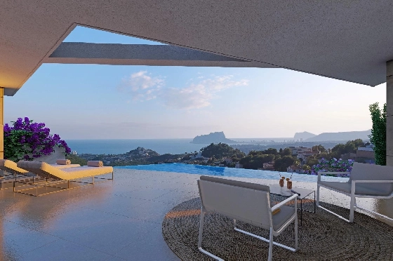 Villa in Benitachell zu verkaufen, Wohnfläche 226 m², Baujahr 2024, Klimaanlage, Grundstück 270 m², 3 Schlafzimmer, 3 Badezimmer, Pool, ref.: AM-12202NS-5