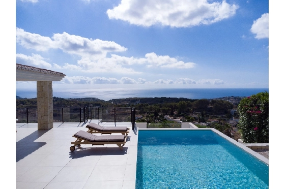 Villa in Benissa zu verkaufen, Wohnfläche 290 m², Baujahr 2024, Klimaanlage, Grundstück 860 m², 3 Schlafzimmer, 2 Badezimmer, Pool, ref.: AM-12518DA-28