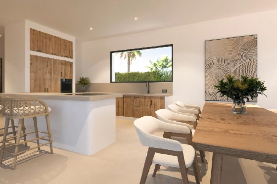 Villa in Javea zu verkaufen, Wohnfläche 200 m², Baujahr 2024, Klimaanlage, Grundstück 977 m², 3 Schlafzimmer, 3 Badezimmer, Pool, ref.: AM-12539DR-6