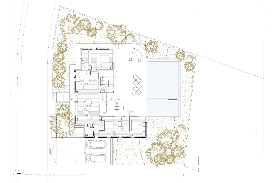 Villa in Javea zu verkaufen, Wohnfläche 150 m², Baujahr 2025, Klimaanlage, Grundstück 978 m², 3 Schlafzimmer, 2 Badezimmer, Pool, ref.: AM-12538DR-9