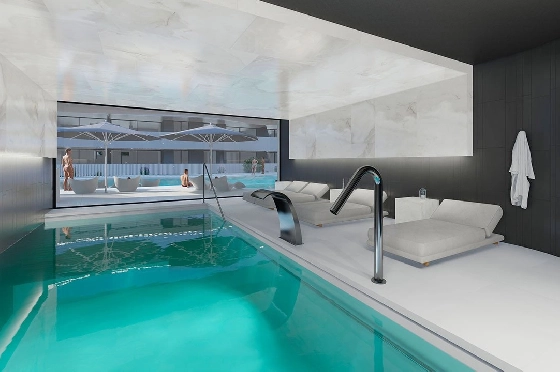 Penthouse Apartment in Guardamar del Segura zu verkaufen, Wohnfläche 97 m², Zustand Erstbezug, Klimaanlage, 2 Schlafzimmer, 2 Badezimmer, Pool, ref.: HA-GUN-431-A02-22