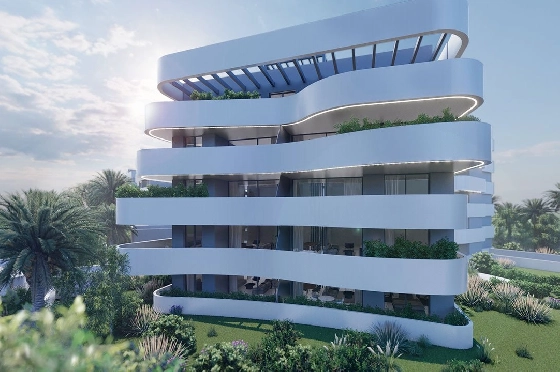 Penthouse Apartment in Guardamar del Segura zu verkaufen, Wohnfläche 97 m², Zustand Erstbezug, Klimaanlage, 2 Schlafzimmer, 2 Badezimmer, Pool, ref.: HA-GUN-431-A02-4