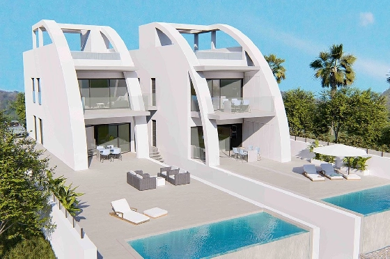 Erdgeschoss Apartment in Rojales zu verkaufen, Wohnfläche 258 m², Zustand Erstbezug, Klimaanlage, 4 Schlafzimmer, 3 Badezimmer, Pool, ref.: HA-RON-521-A08-11